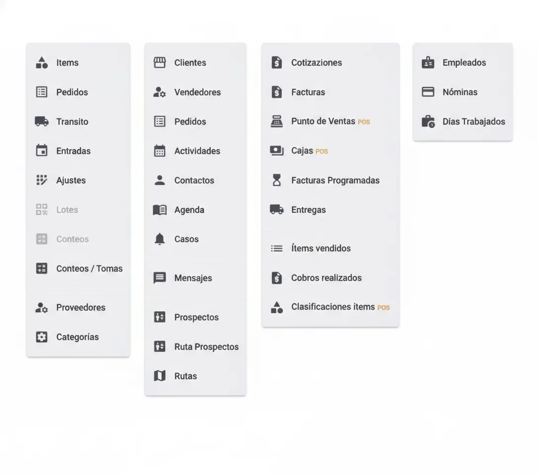 Breve - Dashboard integrado con todos los módulos en una vista